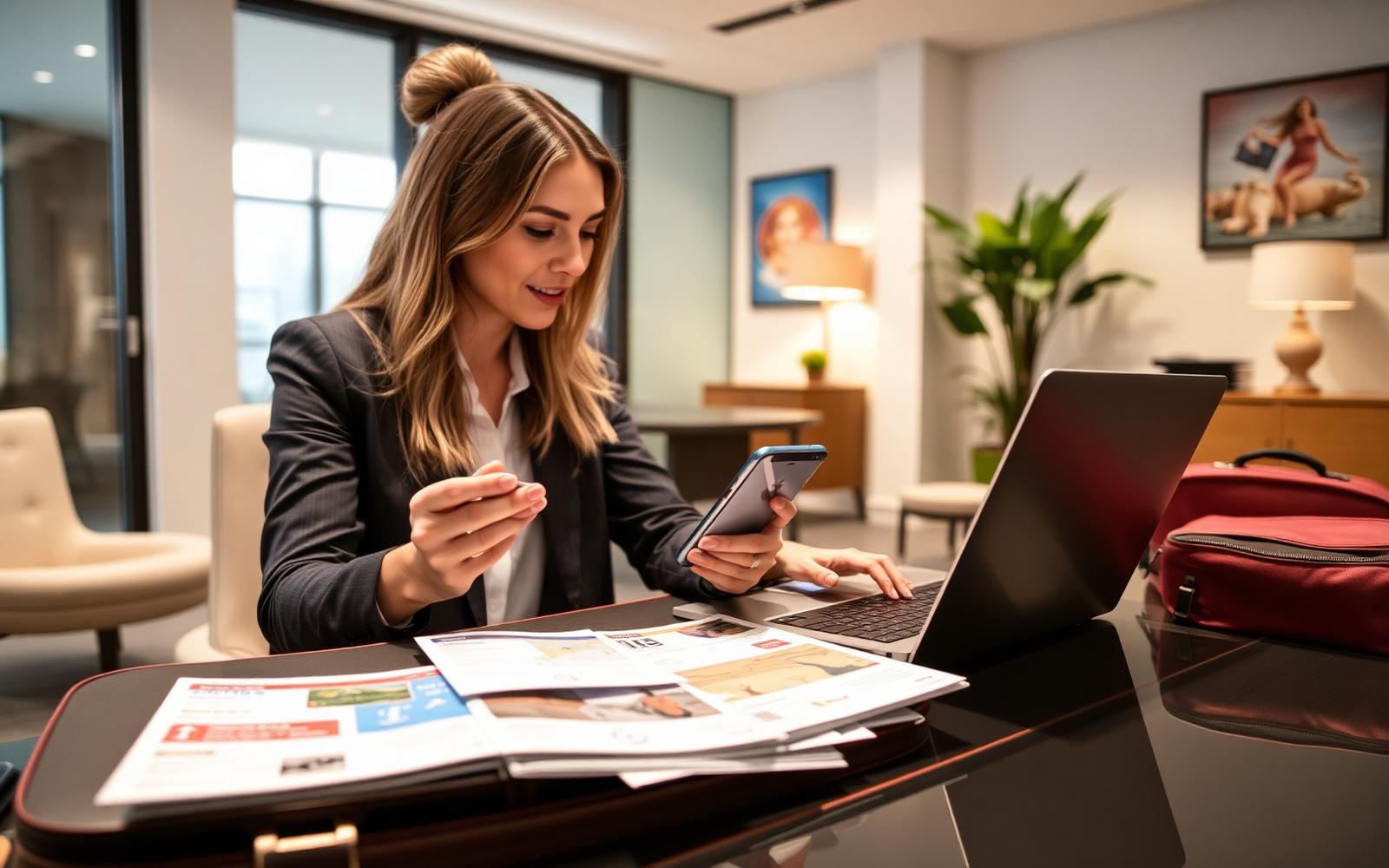 Atendimento consultivo da Agnus Tour com suporte digital